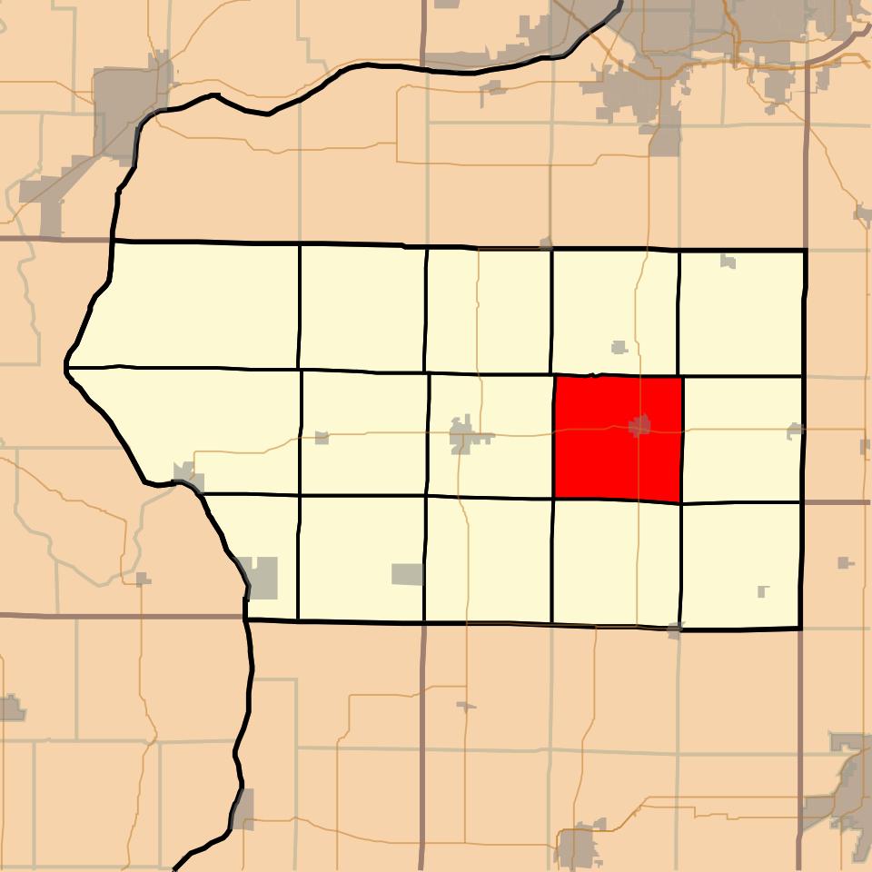 Locator map of Greene