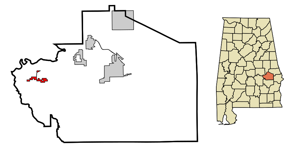 Locator map of Shorter