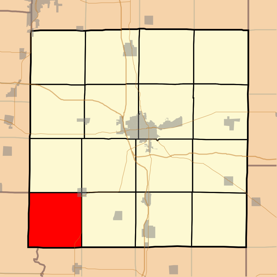 Locator map of Bald Hill