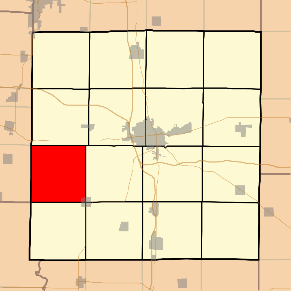 Locator map of Blissville
