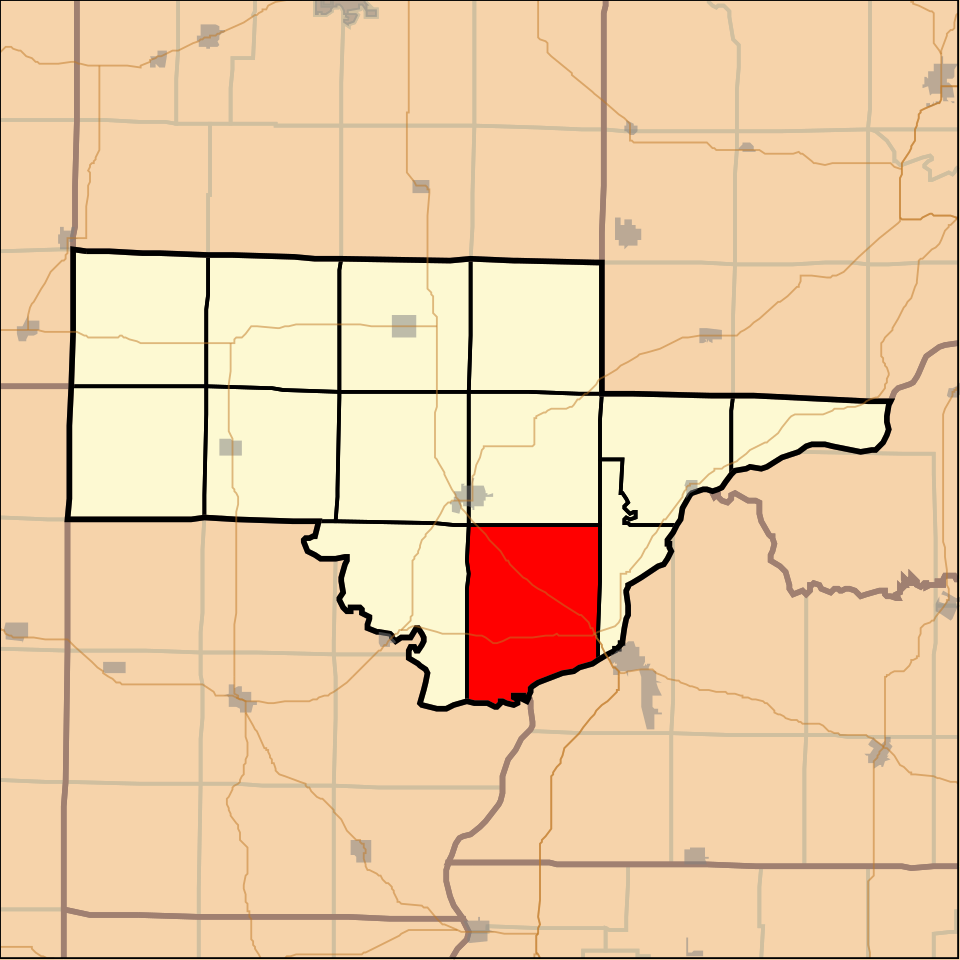 Locator map of Bainbridge