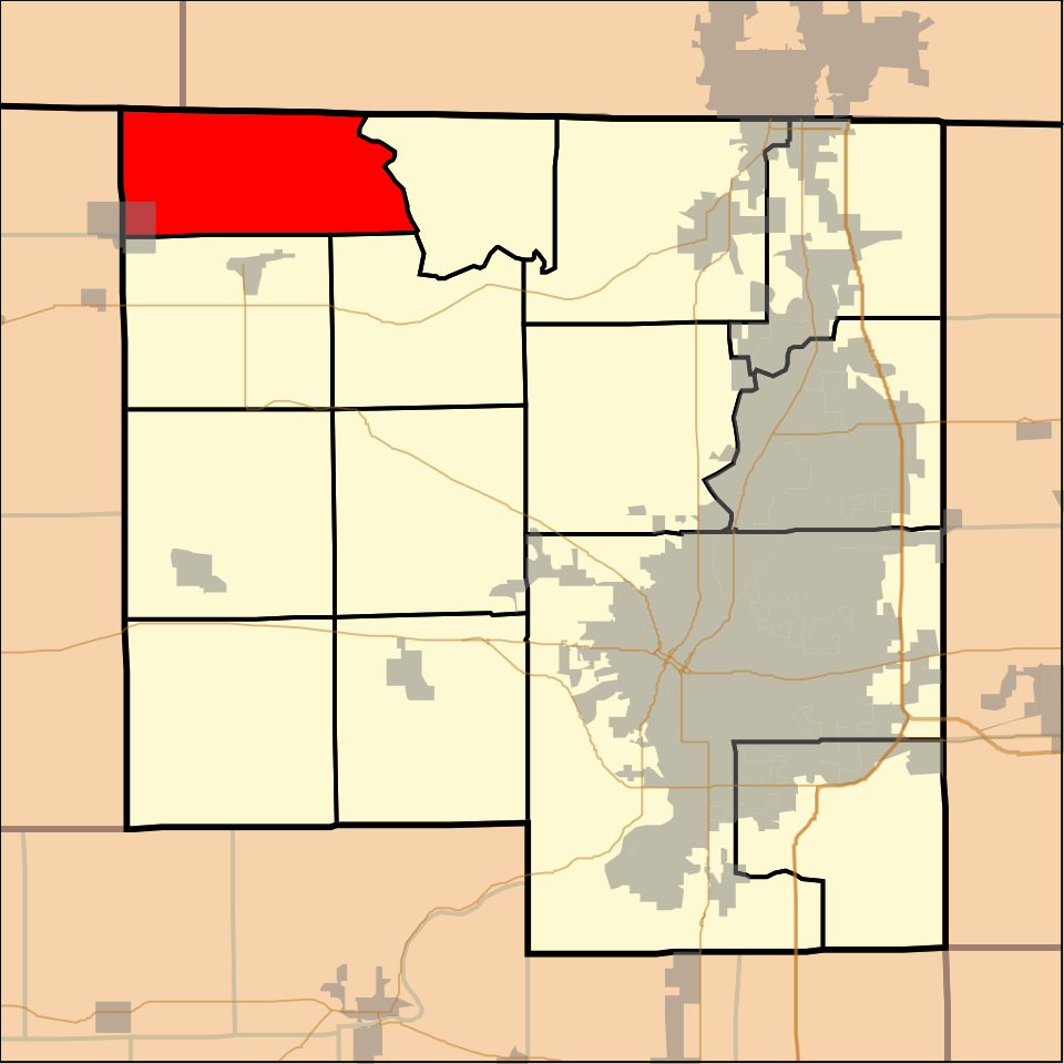 Locator map of Laona