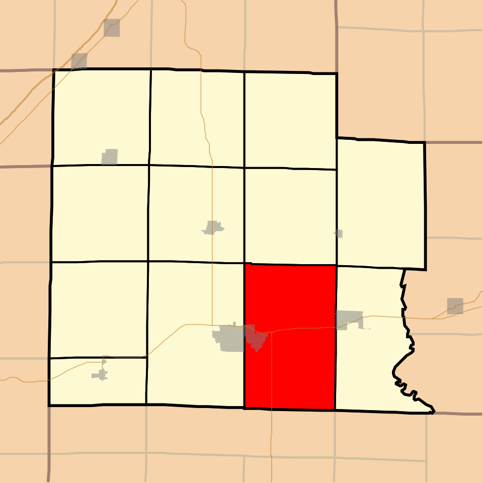 Locator map of Stanford