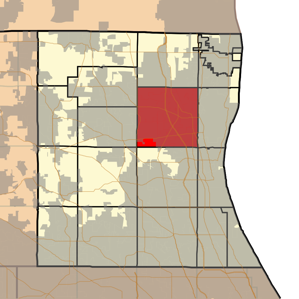 Locator map of Warren