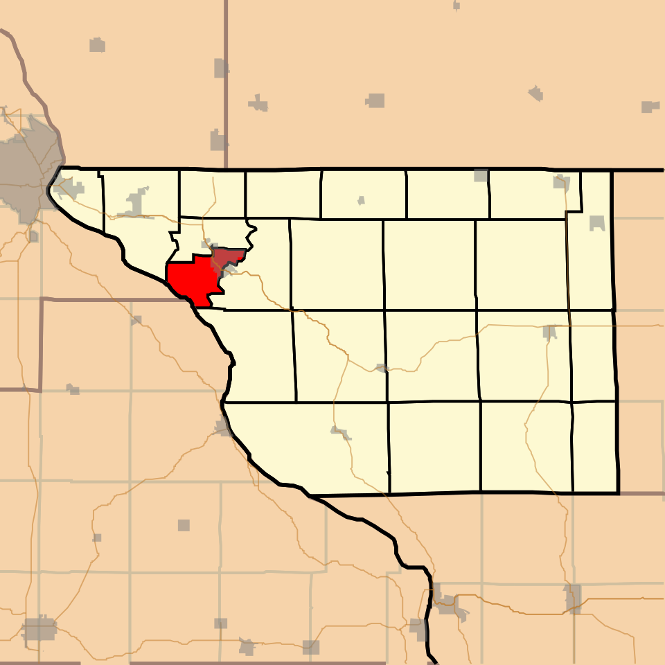 Map of West Galena