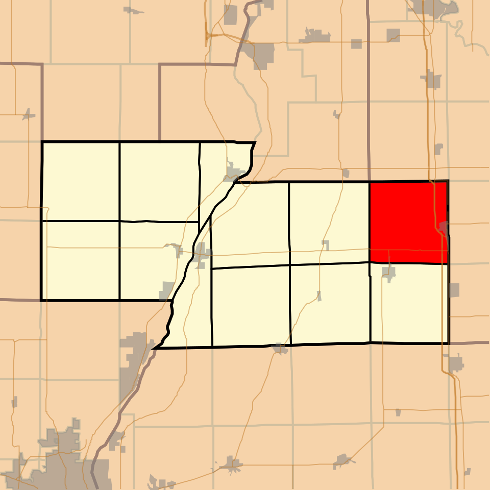 Locator map of Evans