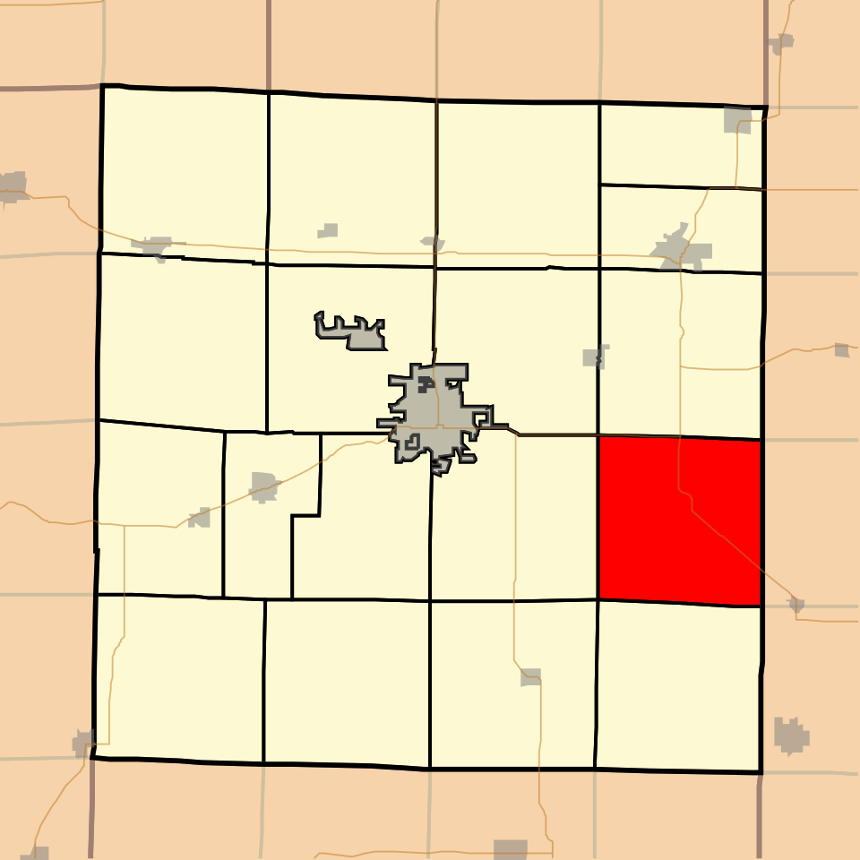 Locator map of New Salem
