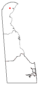 Locator map of Elsmere