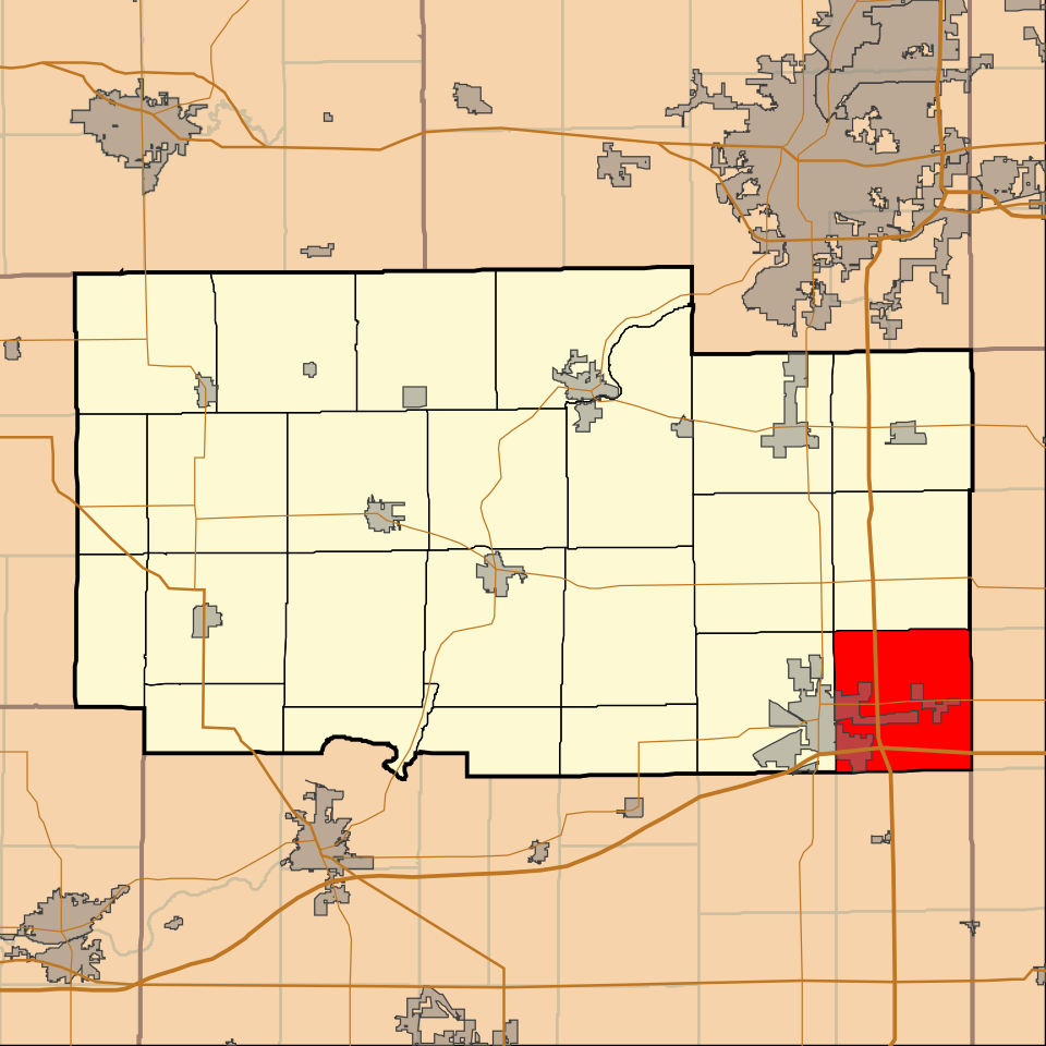 Locator map of Dement