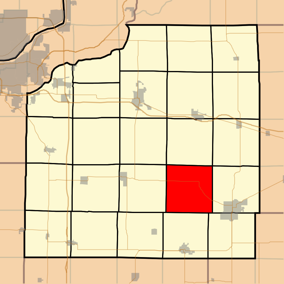 Locator map of Burns