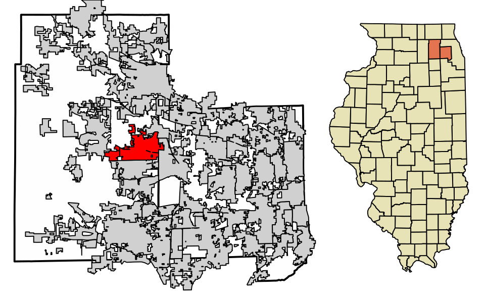 Locator map of St. Charles