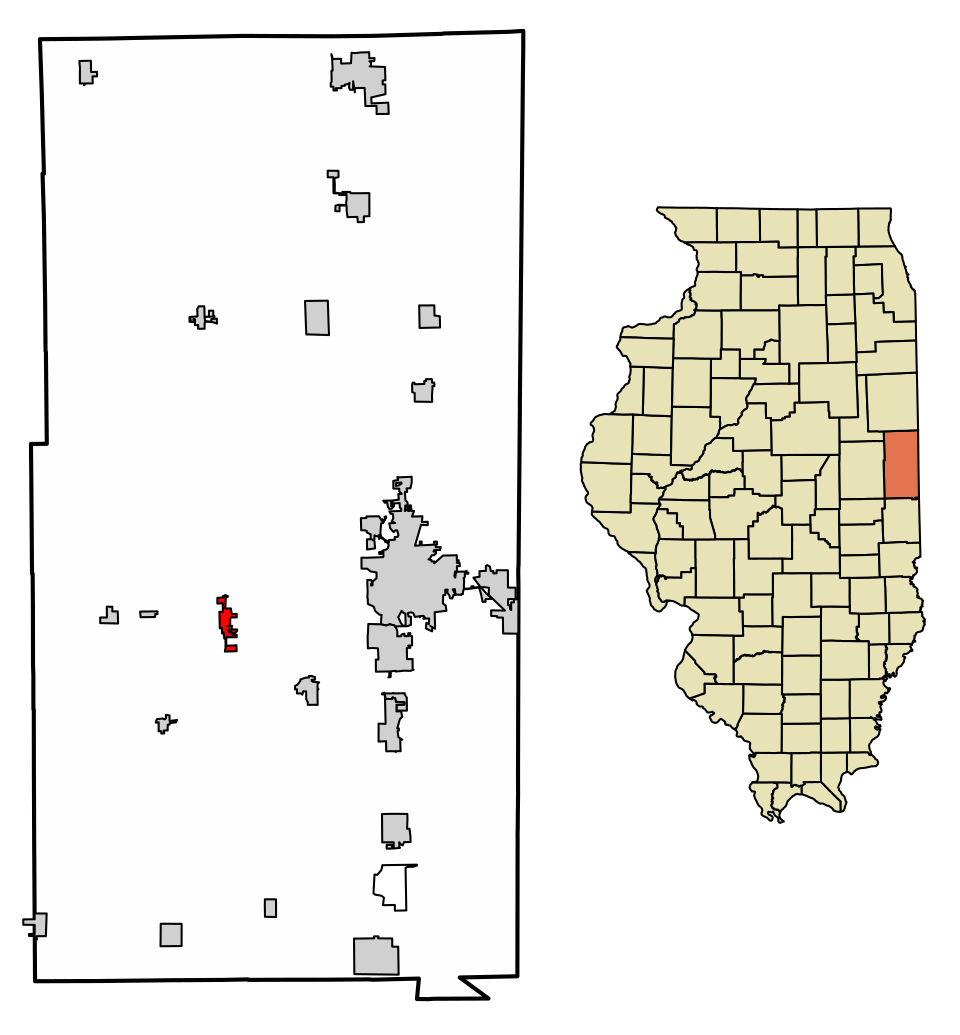 Locator map of Oakwood