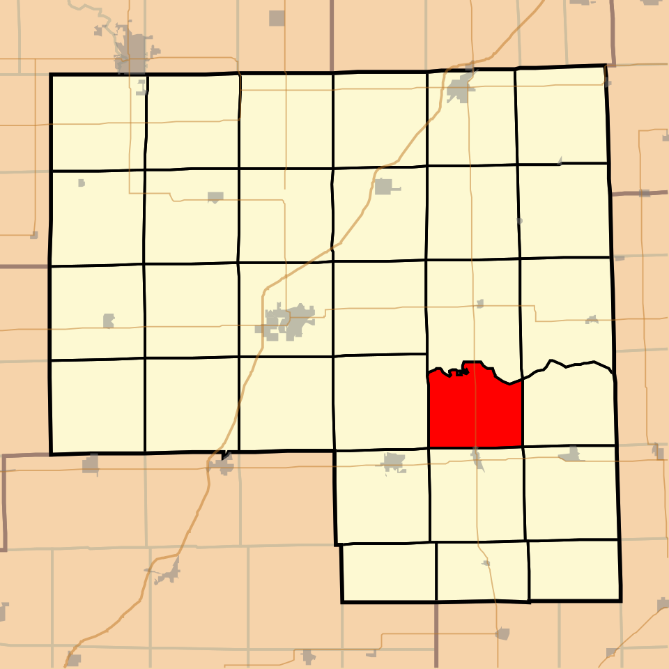 Locator map of Pleasant Ridge