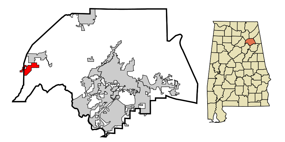 Locator map of Altoona