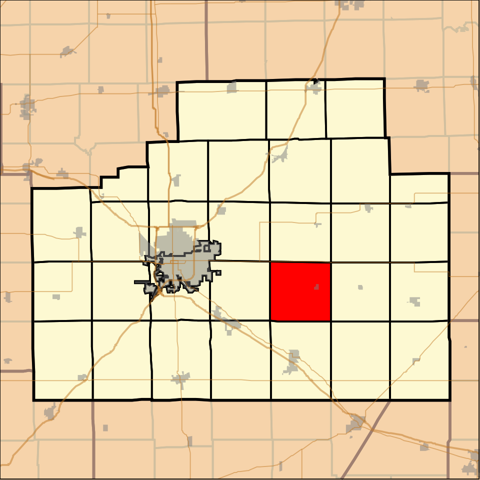 Locator map of Dawson