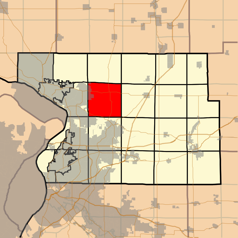 Locator map of Fort Russell