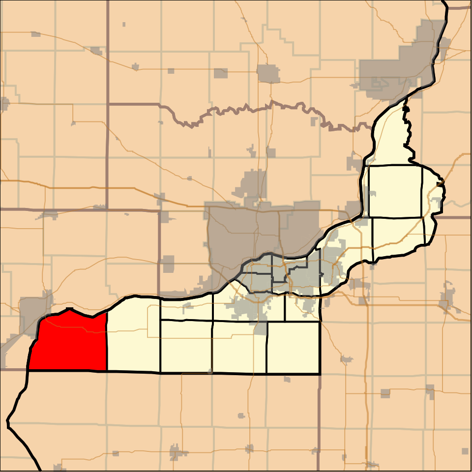 Locator map of Drury