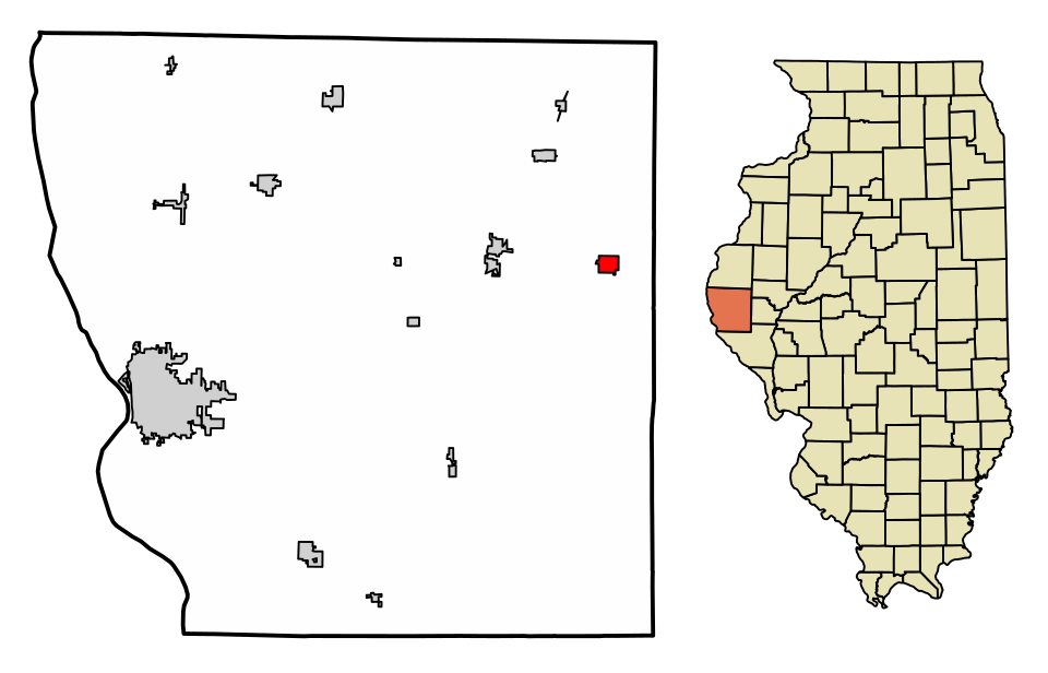 Locator map of Clayton