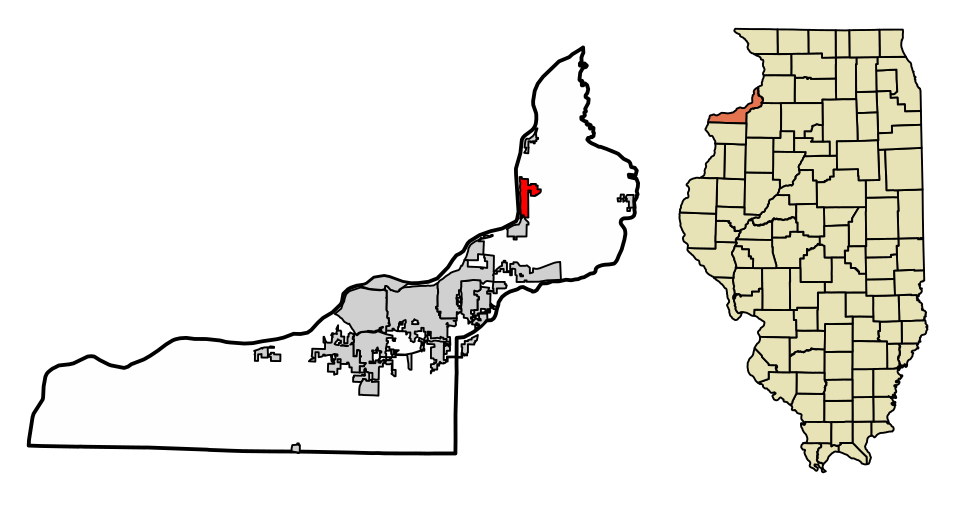Locator map of Port Byron