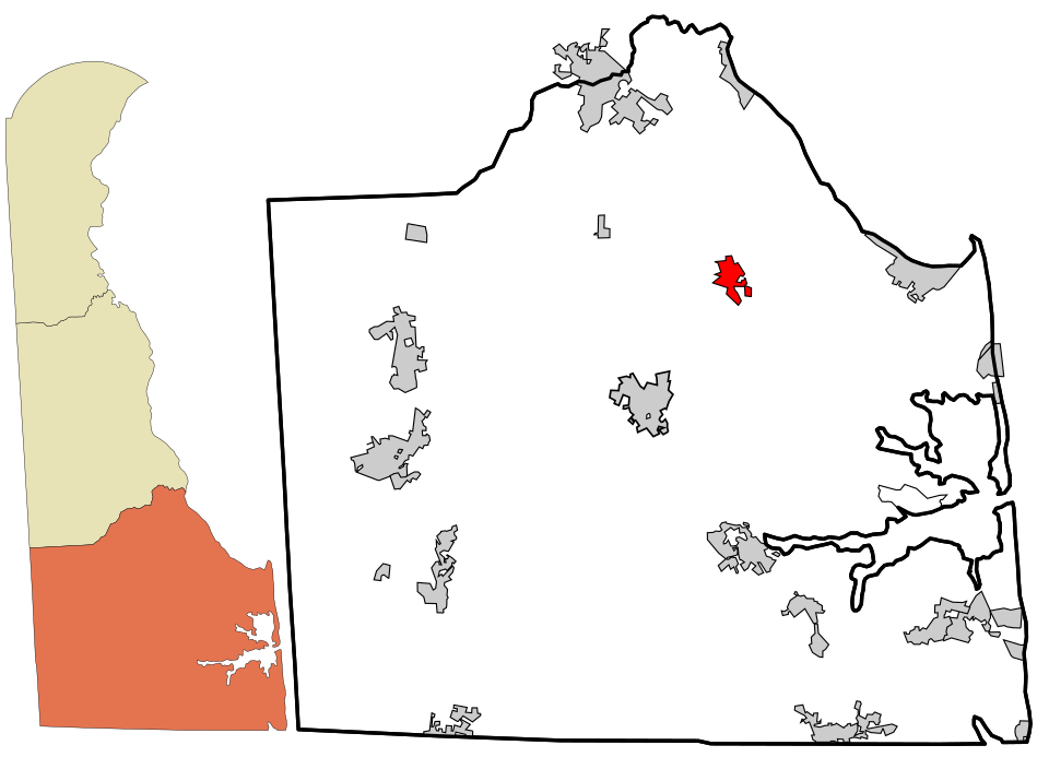 Locator map of Milton