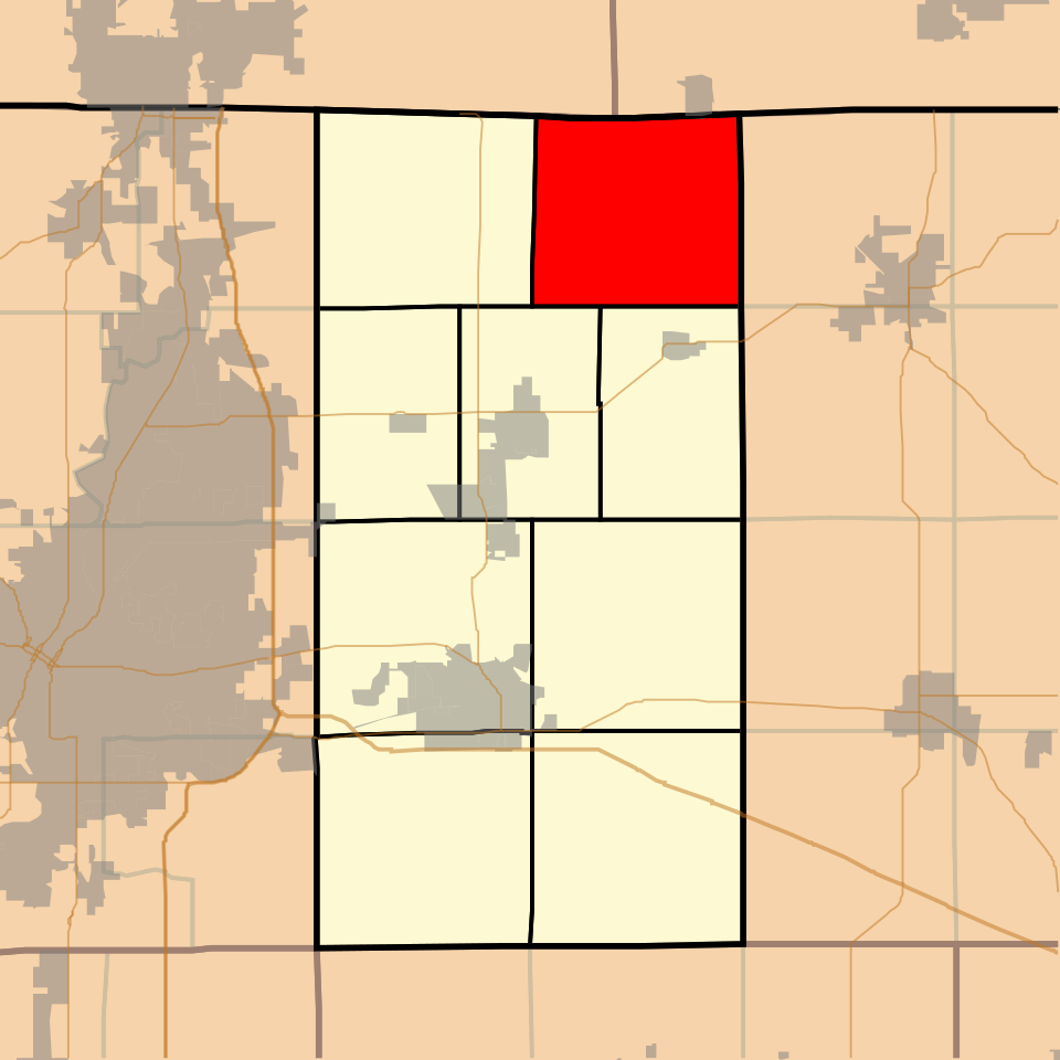 Locator map of LeRoy