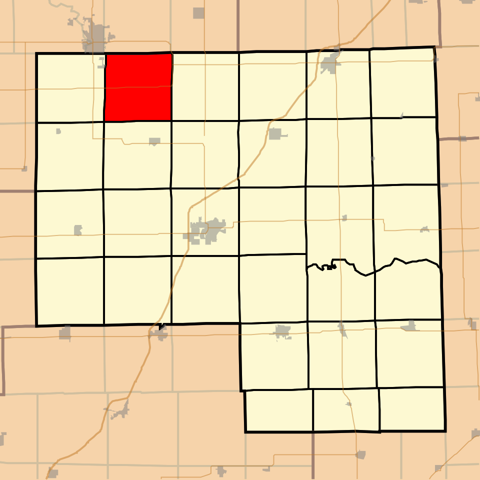 Locator map of Newtown