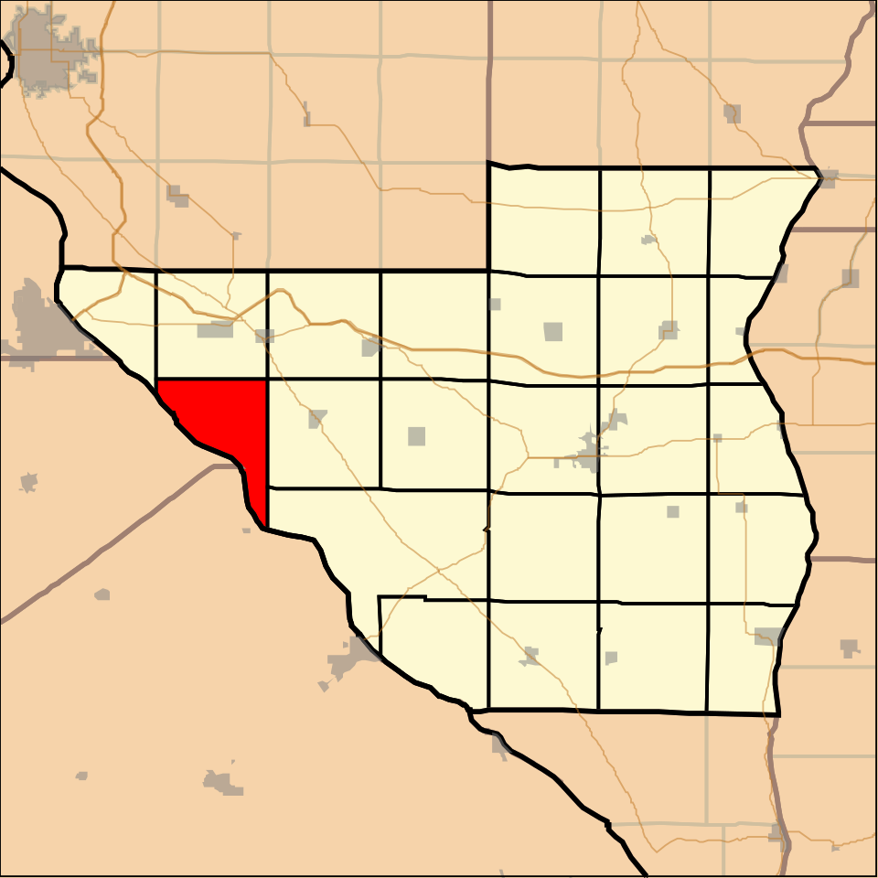 Locator map of Cincinnati