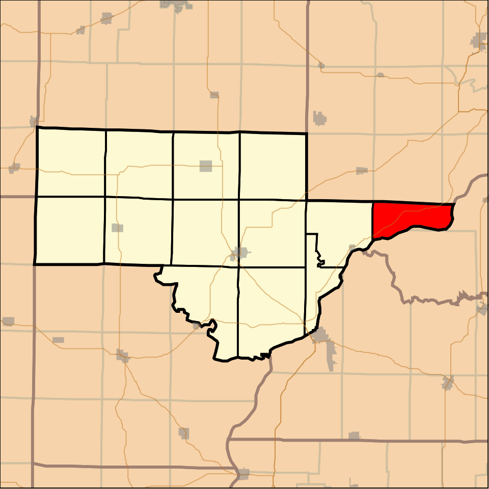 Locator map of Hickory