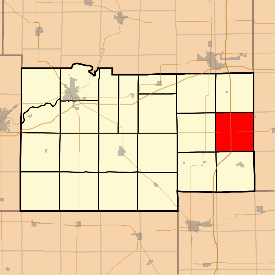 Locator map of Willow Creek