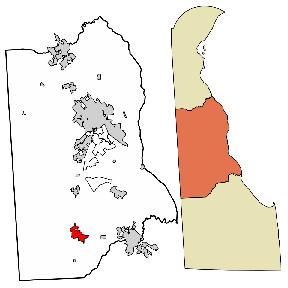 Locator map of Harrington