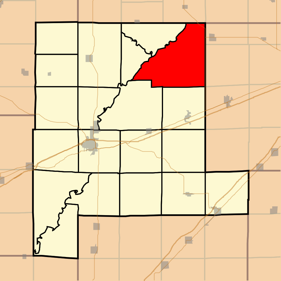 Locator map of Loudon