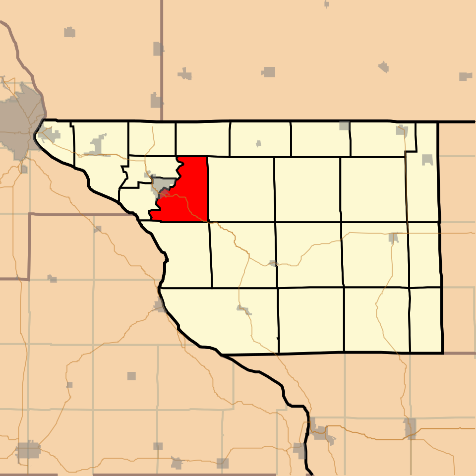 Locator map of East Galena