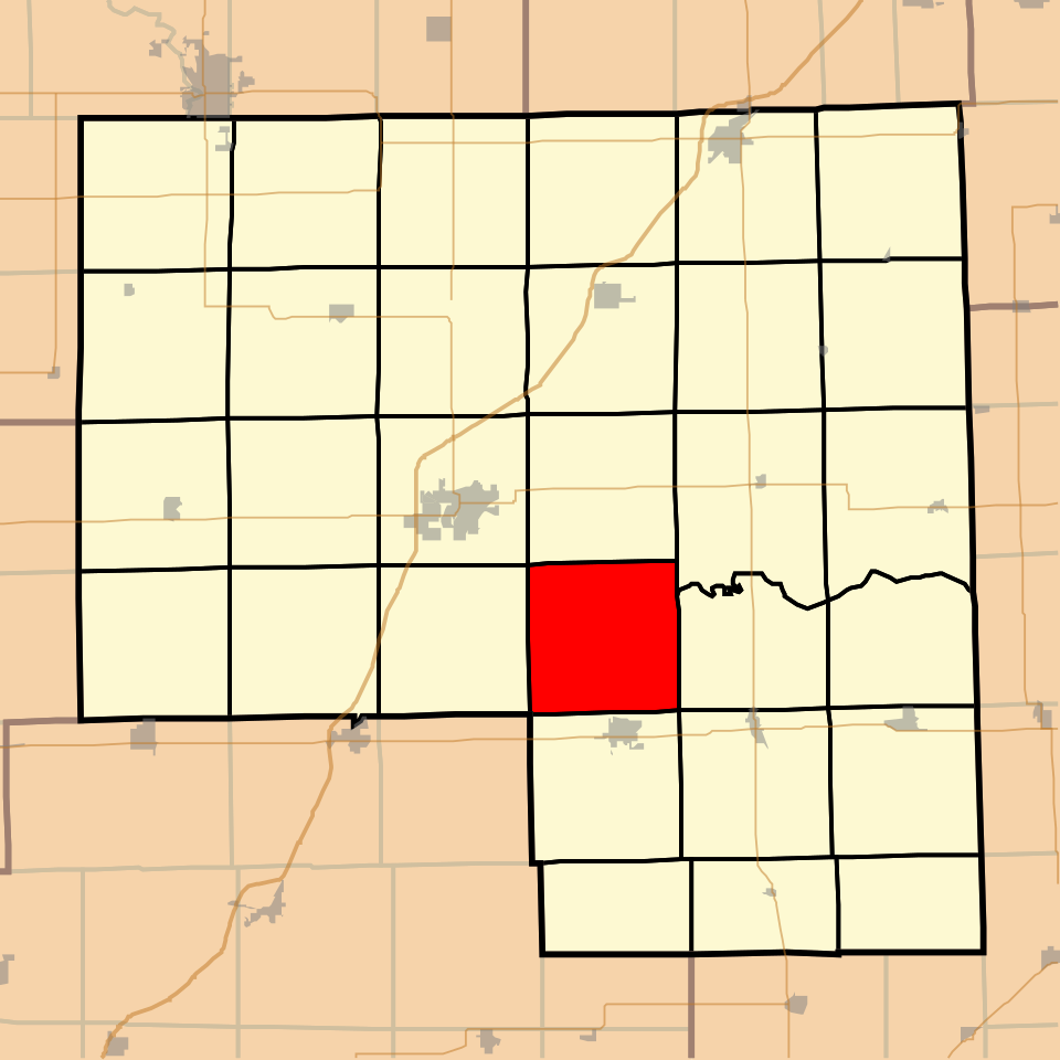 Locator map of Avoca