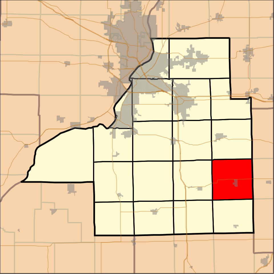 Locator map of Little Mackinaw