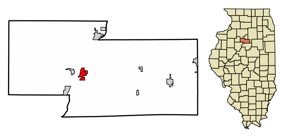 Locator map of Lacon