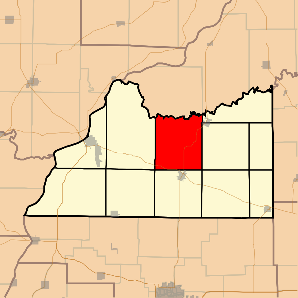 Locator map of Sangamon Valley