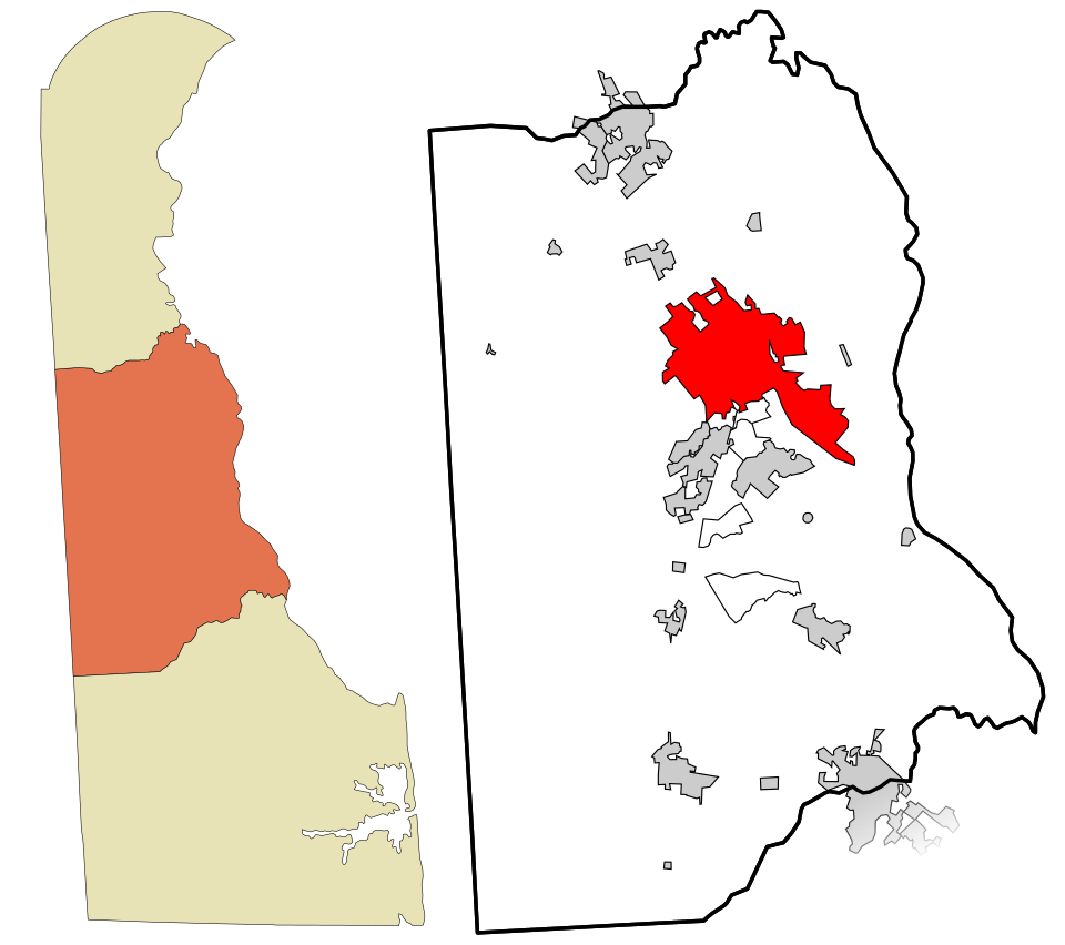 Locator map of Dover