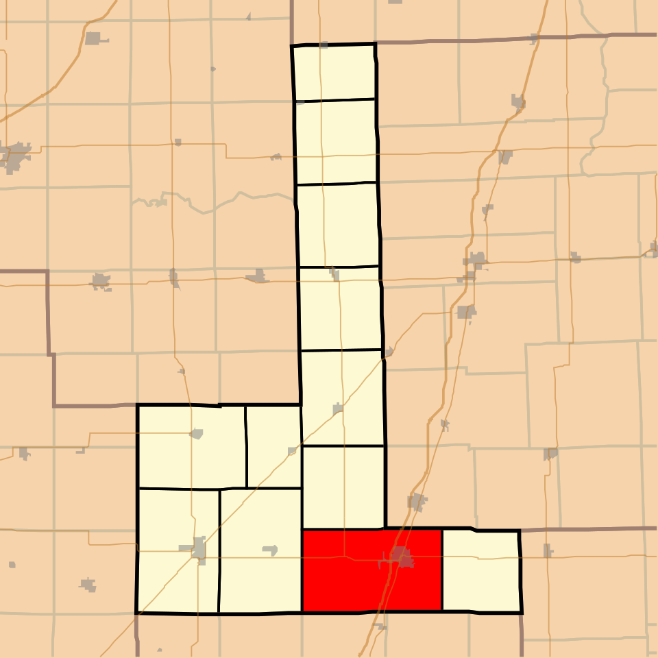 Locator map of Patton