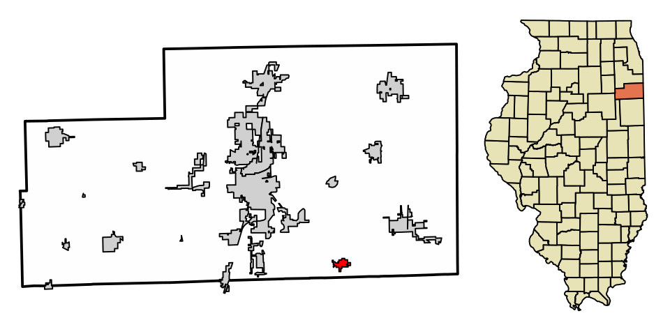 Locator map of St. Anne