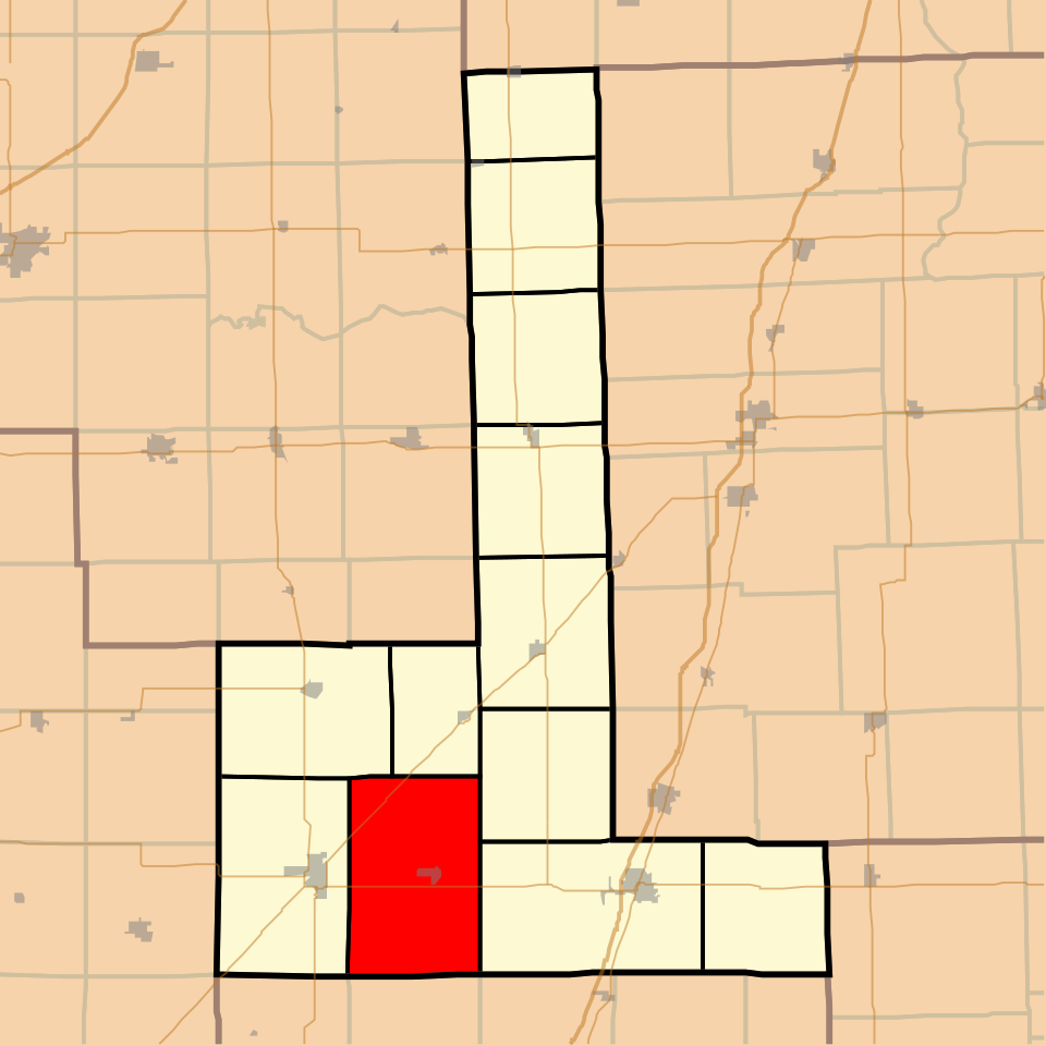 Locator map of Dix