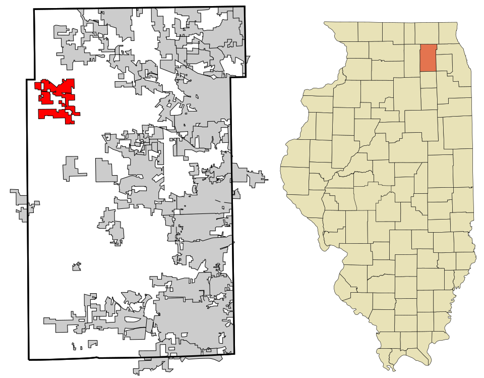 Locator map of Burlington