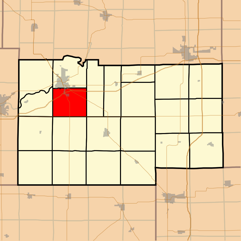 Locator map of South Dixon