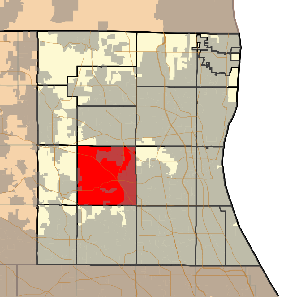 Locator map of Fremont