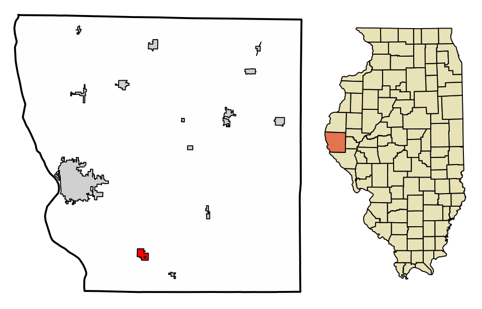 Locator map of Payson