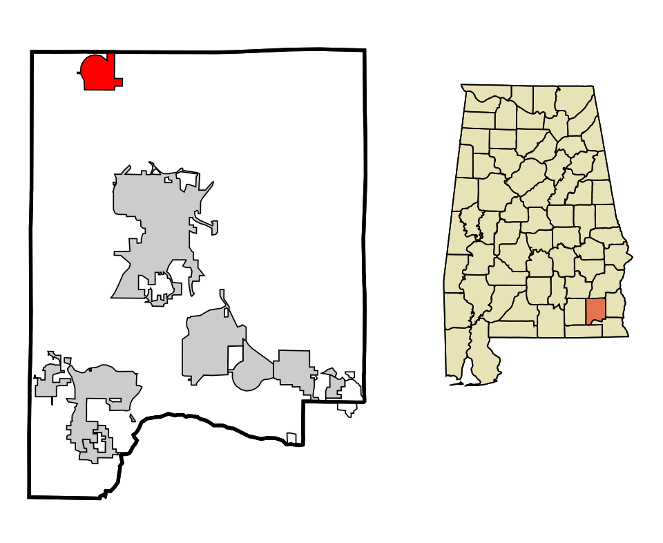 Locator map of Ariton
