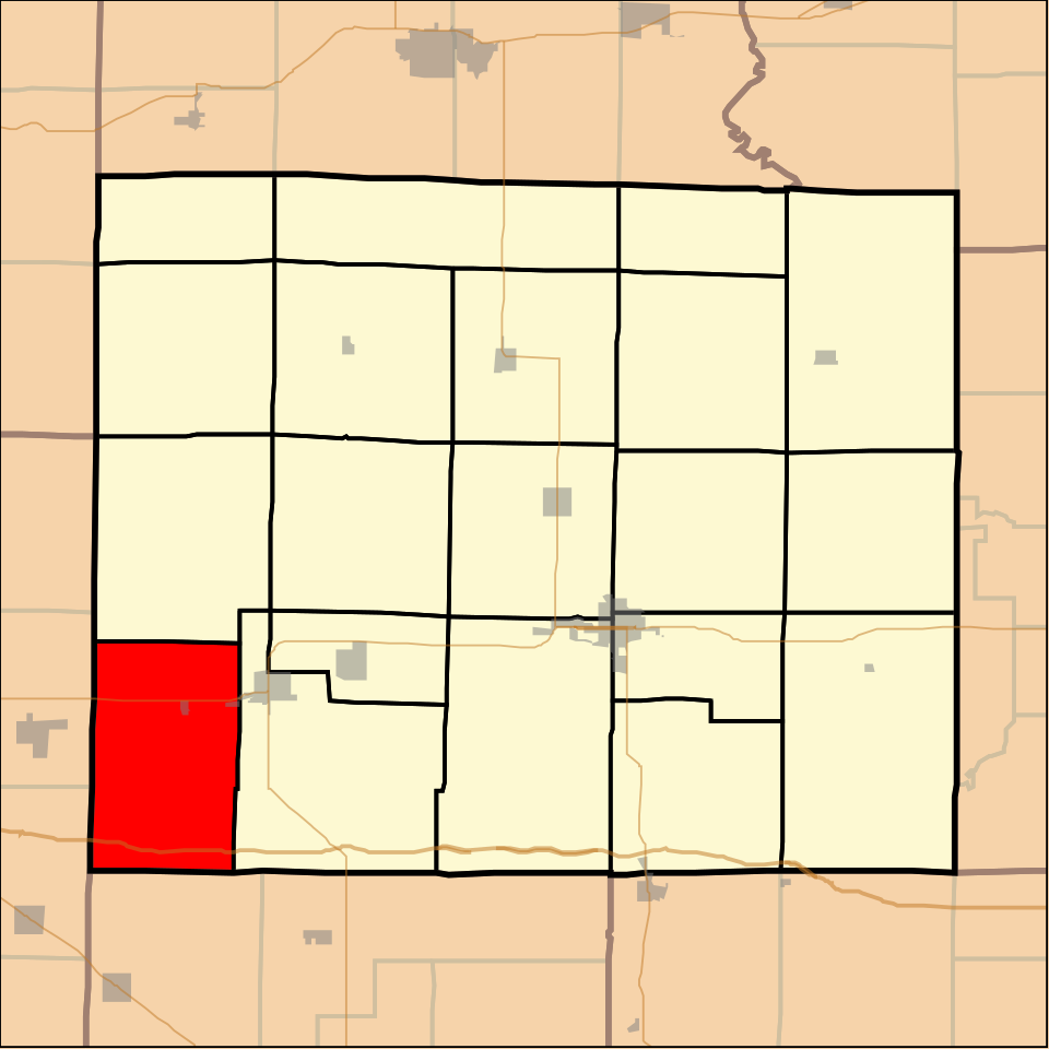 Locator map of Four Mile
