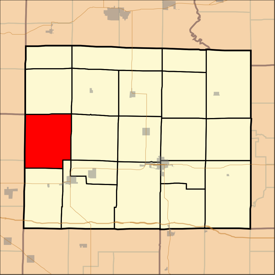 Locator map of Hickory Hill