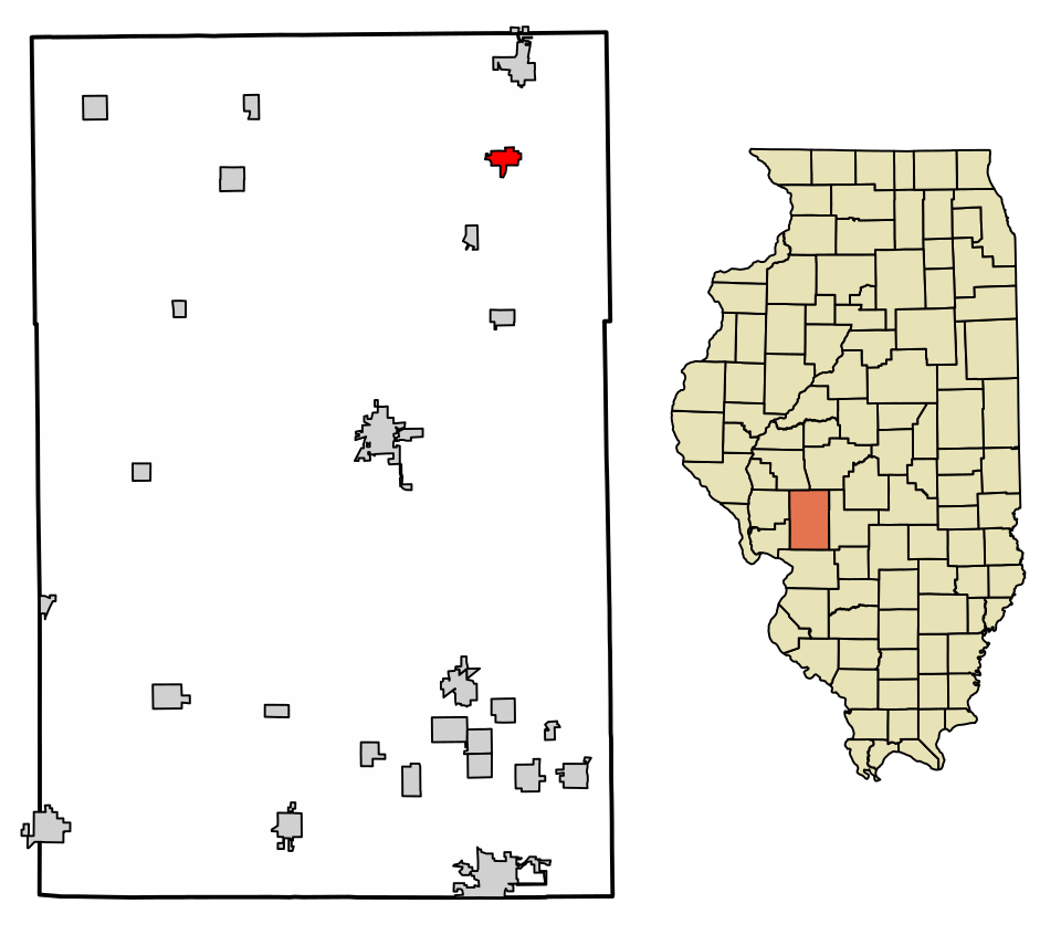 Locator map of Girard