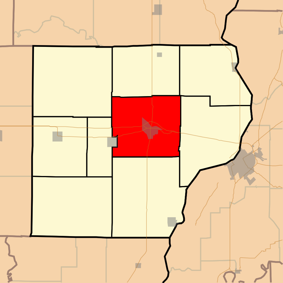 Locator map of Lawrence