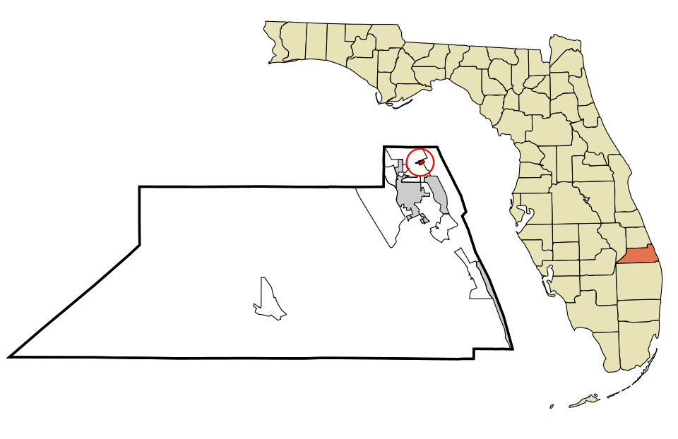 Locator map of Ocean Breeze